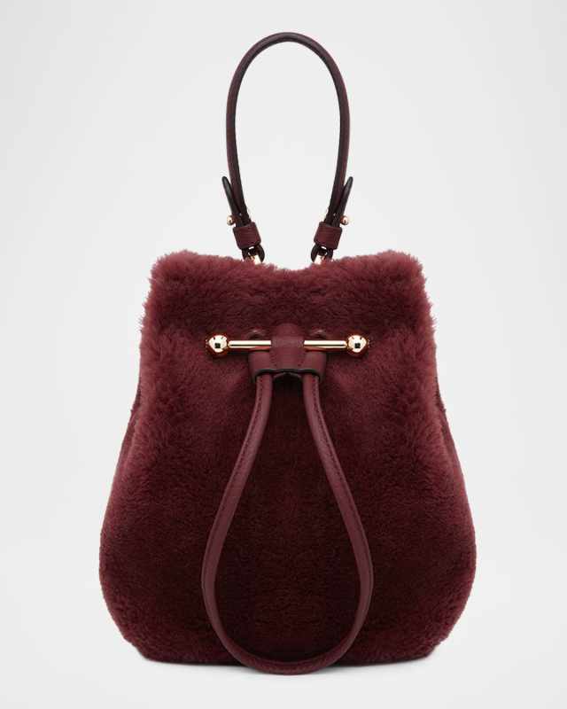 Lana Osette Sheep Fur Bucket Bag